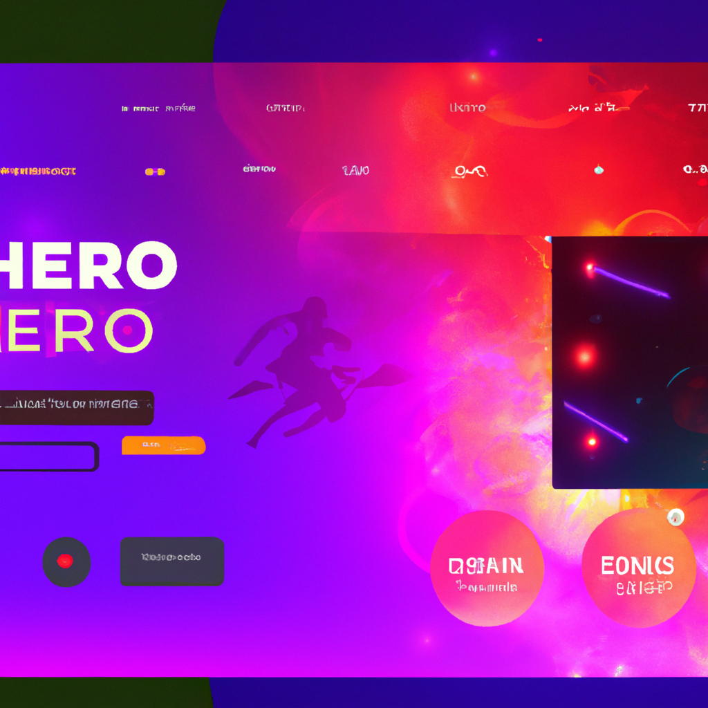 ArcadeForge hero artwork: pixel nebula and HUD