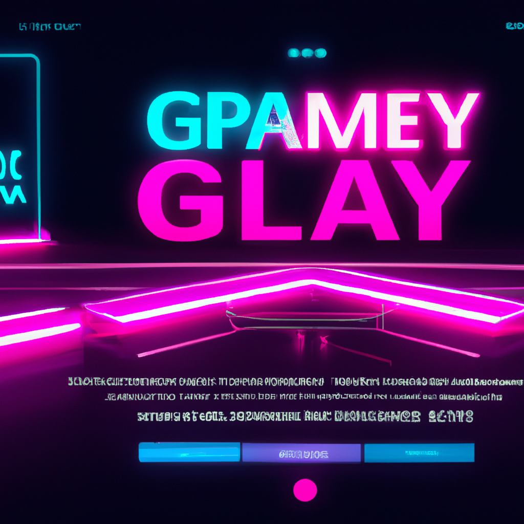 Gameplay montage: neon arena and player HUD